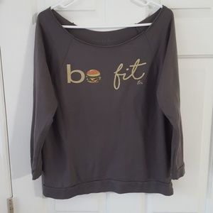 NEW Feed the Artist scoop neck sweater medium